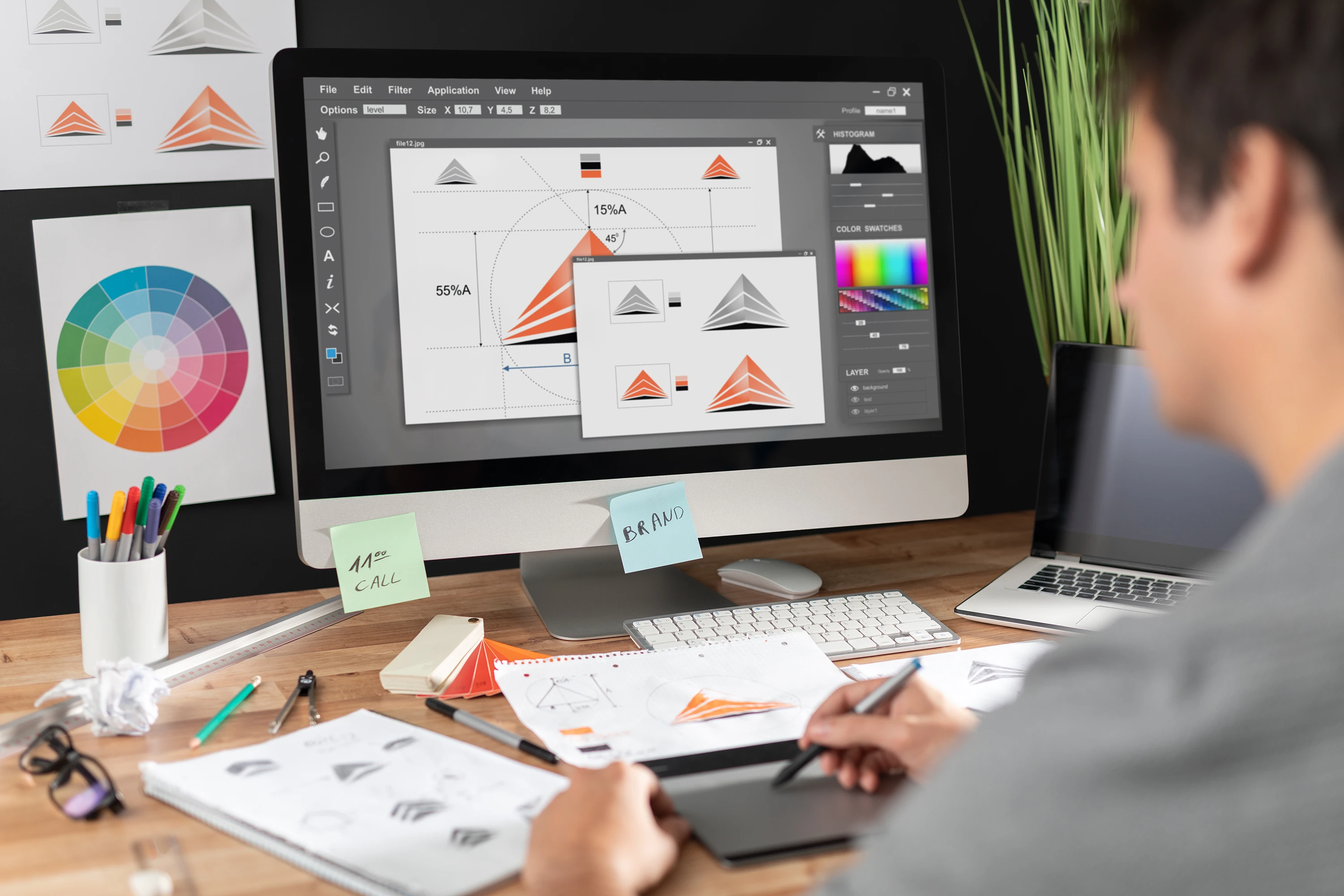 Graphic design review and refinement preview